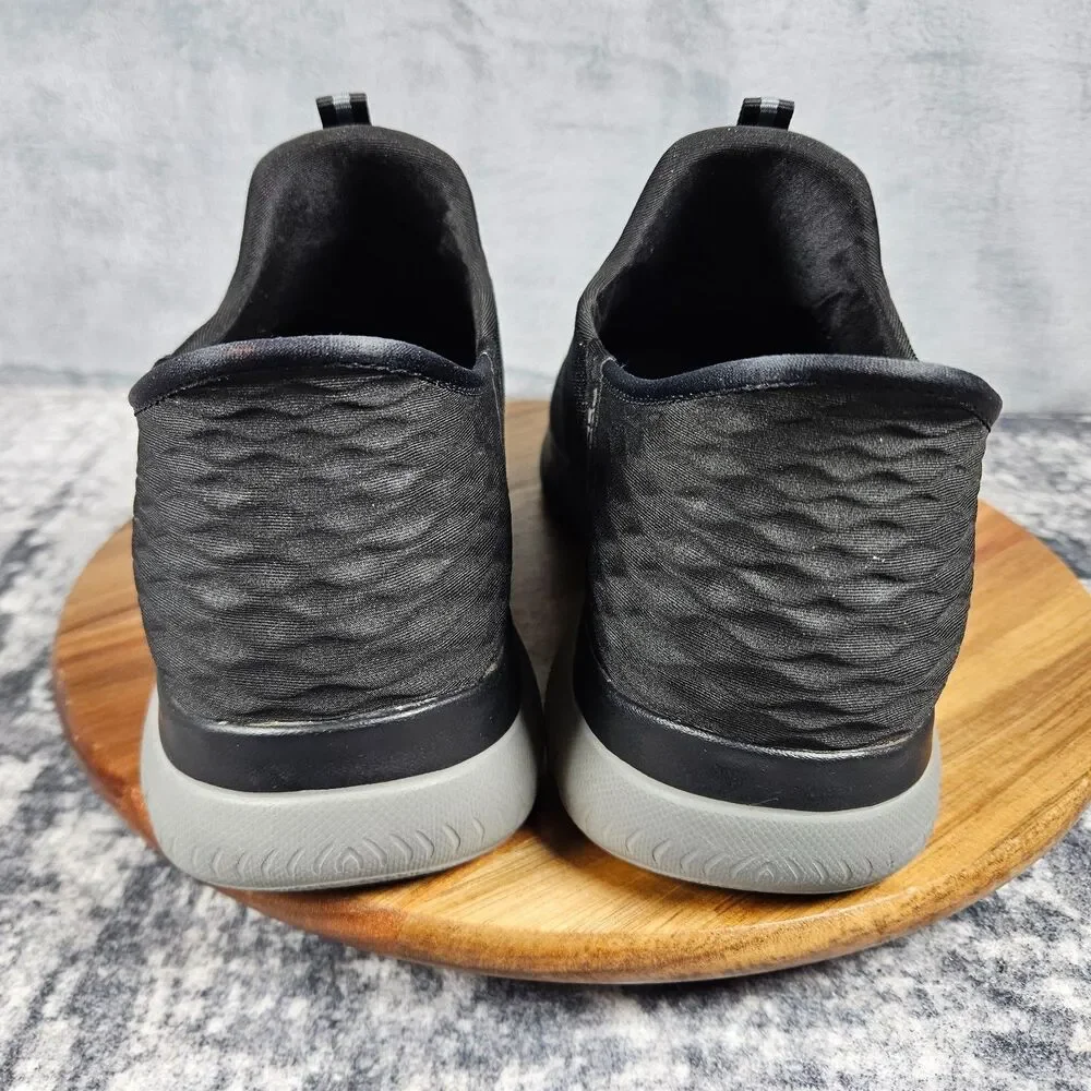 Skechers Summits Hands Free Slip Ins Men’s Size 11.5 Wide Black Sneakers 232457W
